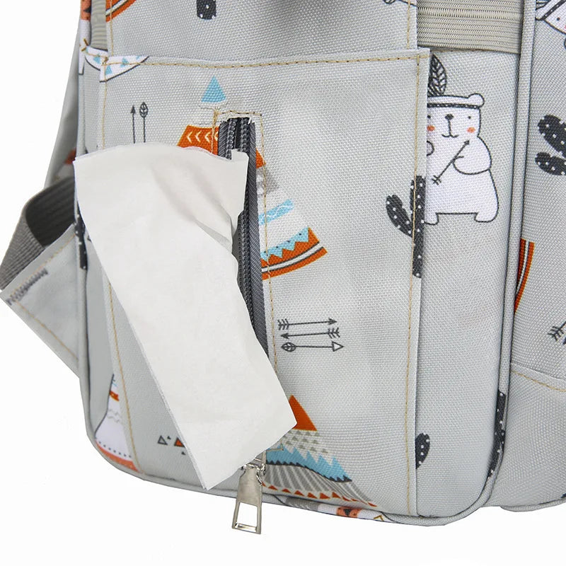 Large Capacity Baby Diaper Bag Backpack for Moms Travel & Stroller
