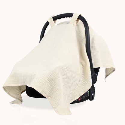Baby Safety Seat Breathable Cotton Stroller Sunshade Cover
