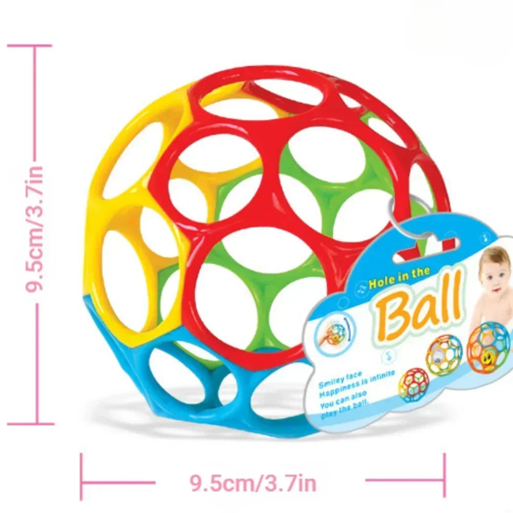Soft Baby Rattle Ball Teething Sensory Toy for Newborns 0–12M