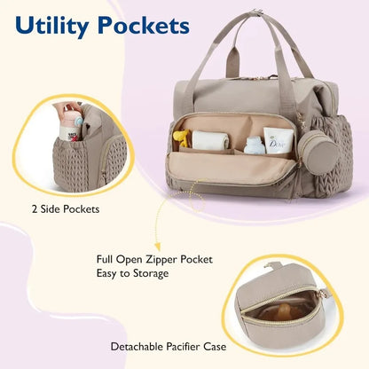 Baby Diaper Bag Large Capacity Travel Handbag for Newborn
