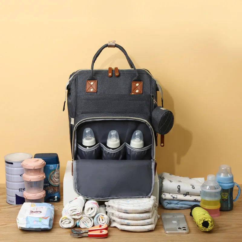 Waterproof Travel USB Mommy DiaperLarge Capacity Backpack