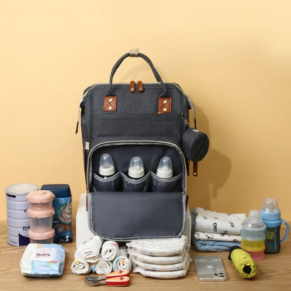 Waterproof Travel USB Mommy DiaperLarge Capacity Backpack