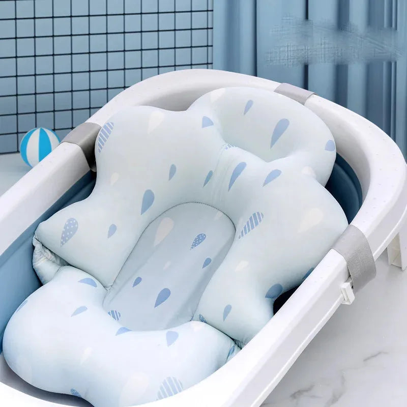 Baby Bath Mat Tub Seat Nonslip Soft Cushion Pillow