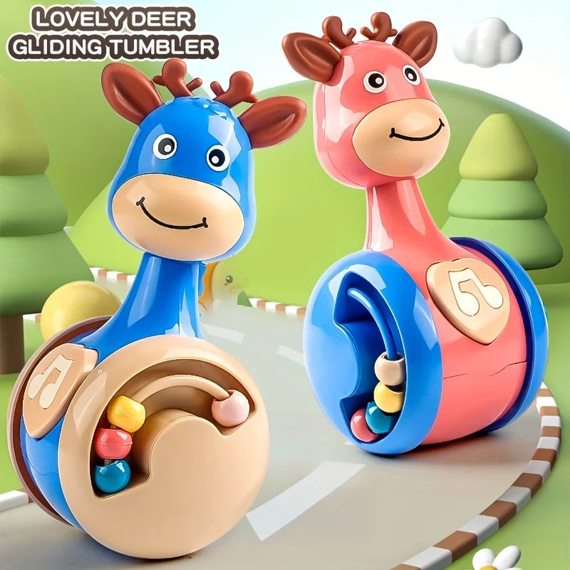 Roly Poly Baby Tumbler Wobbler Toy 6-12 Months Infant Learning Toy