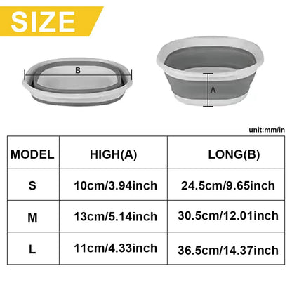 Baby Foldable Bath Tub Multi-Functional Newborn Tub