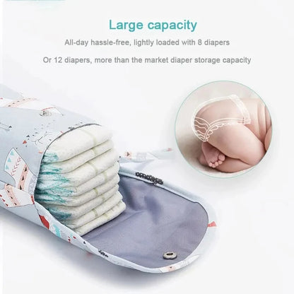 Waterproof Baby Diaper Bag Wet Dry Organizer Travel Stroller Pouch