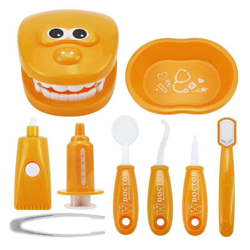 Montessori Kids Dentist Role Play Toy Parent-Child Learning Set
