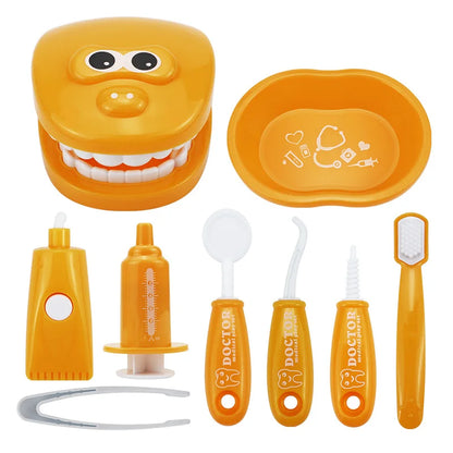 Montessori Kids Dentist Role Play Toy Parent-Child Learning Set