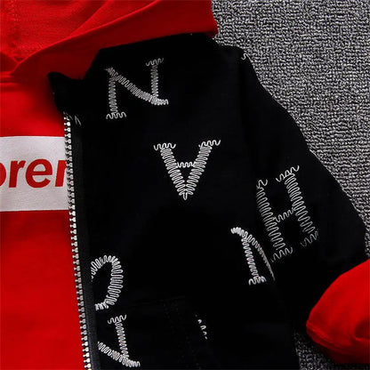 Baby Boys Clothing Set Jacket Pants 3PCS Spring Autumn Winter Toddler Outfit