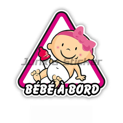 Super Baby On Board Sticker Car Motorcycle Window Bumper Warning Vinyl Decal