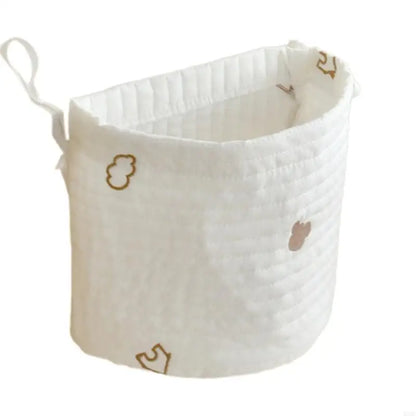 Portable Baby Care Hanging Organizer Crib Storage Diaper Bag Cotton