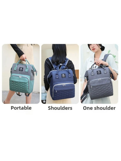 Mommy Diaper Bag Large Capacity Stroller Hanging Backpack with Changing Mat