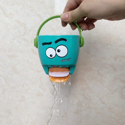 Baby Shower Bath Toys Mini Leaky Bucket Water Play Cups for Toddler