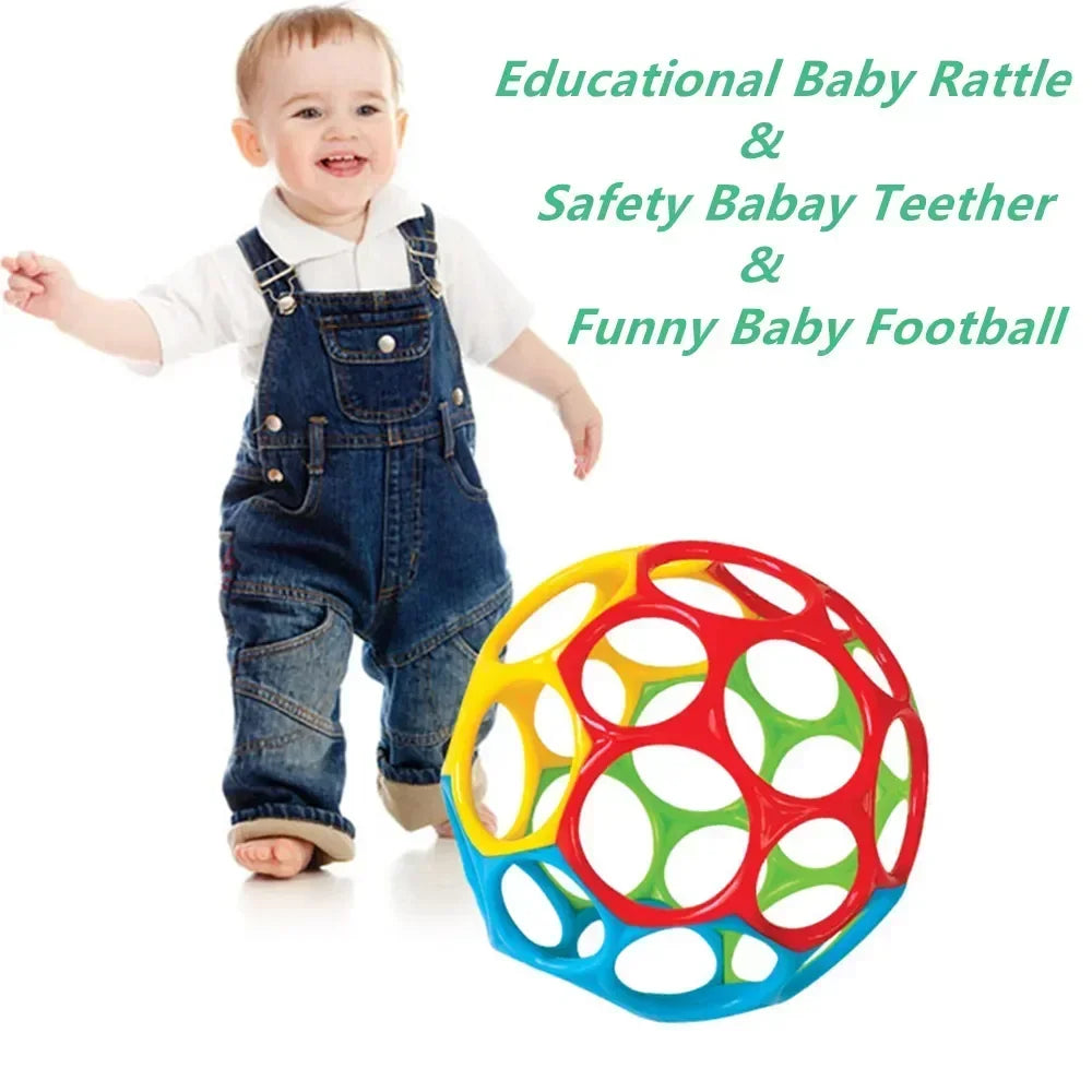 Soft Baby Rattle Ball Teething Sensory Toy for Newborns 0–12M