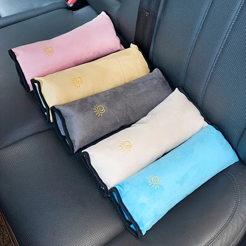 Baby Car Seat Belt Pillow Plush Breathable Shoulder Cushion