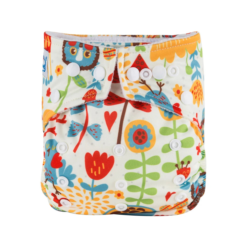 Adjustable Baby Cloth Diapers Washable Reusable 3-15kg