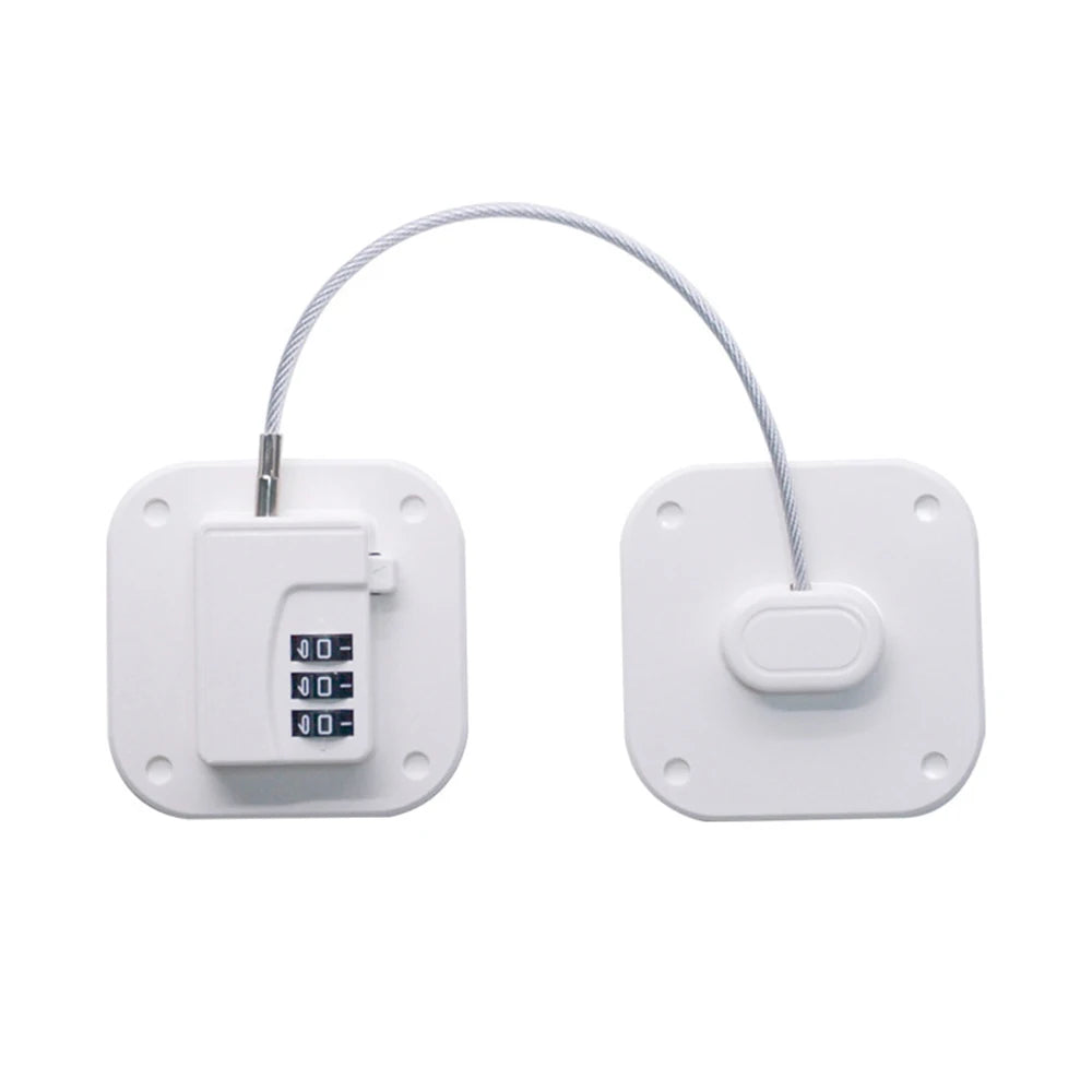 Baby Safety Refrigerator and Cabinet Lock with Keys