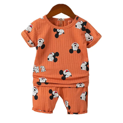 Baby Clothing 1-3Y Boys Girls Cotton 2-Piece Set Newborn Outfit