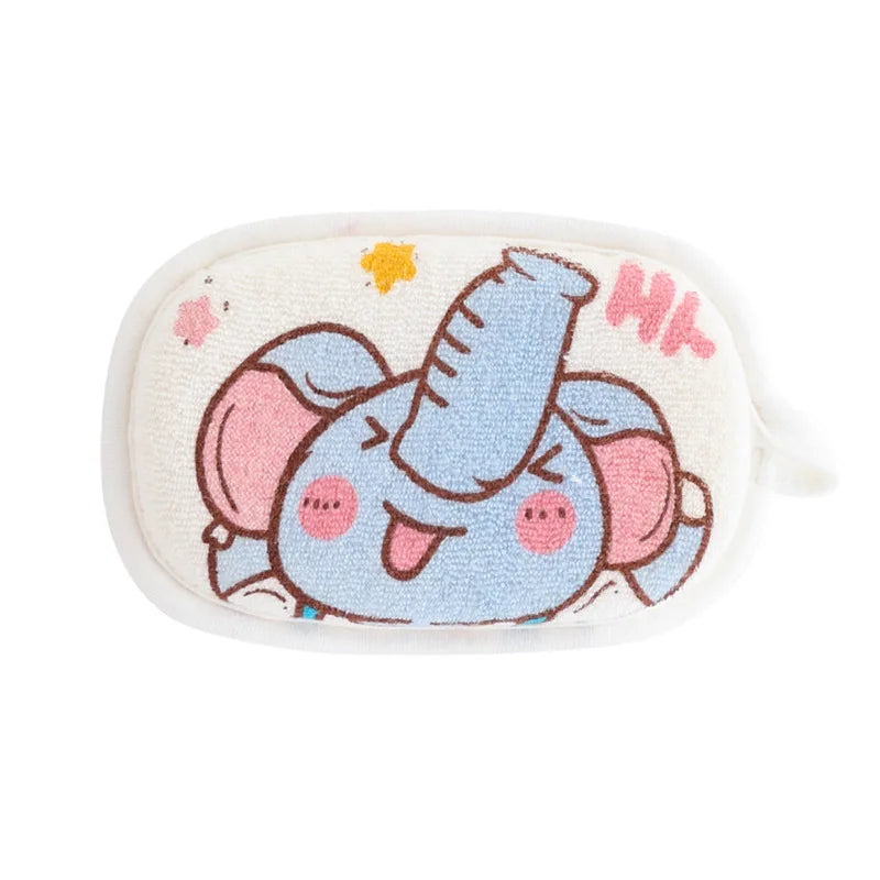 Baby Bath Brushes Sponge Cartoon Newborn Bath Towel Baby Care