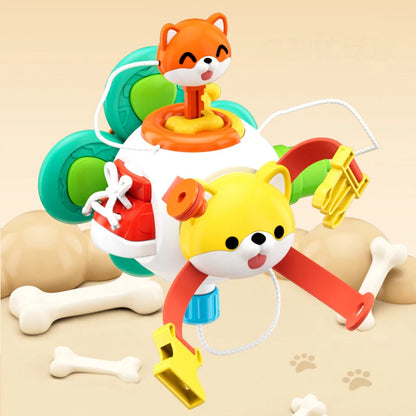 Baby Busy Board Cube Montessori Sensory Educational Toddler Learning Toy
