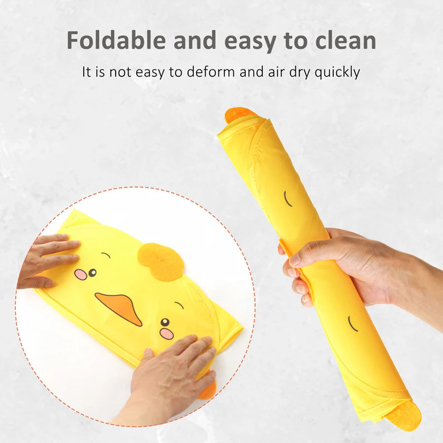 Baby Bath Toy Storage Bag with Suction Cups Bathroom Organizer