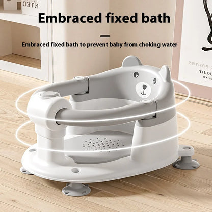 Baby Bathing Seat Non-Slip Newborn Bathtub Lying Support Stool