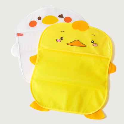 Baby Bath Toy Storage Bag with Suction Cups Bathroom Organizer