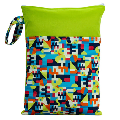 Babyshow Wet Dry Mommy Diaper Bag 35x25cm with Two Zippers