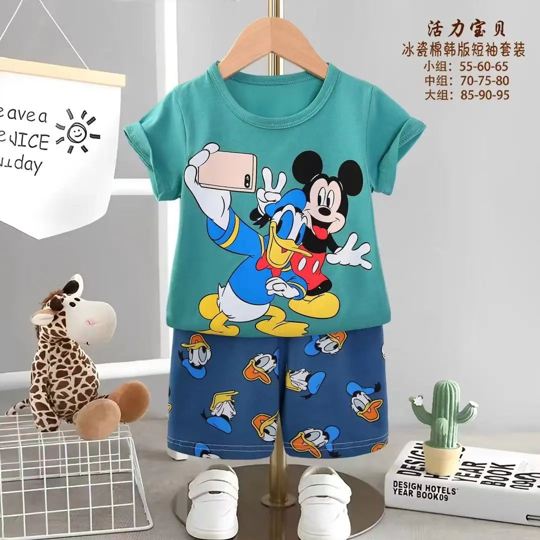 Baby Clothing 1-3Y Boys Girls Cotton 2-Piece Set Newborn Outfit