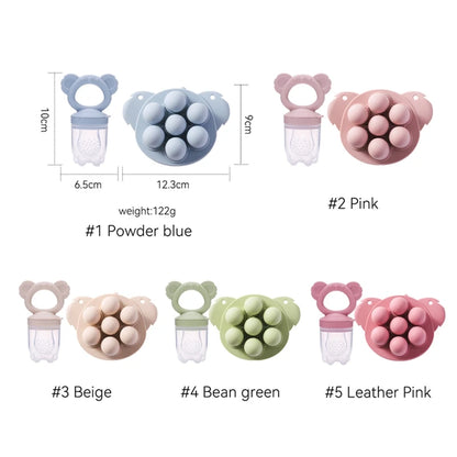 Baby Fruit Feeder Silicone Pacifier Teether Food-Grade Baby Feeder