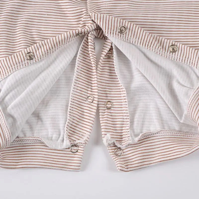 8PCS Newborn Baby Clothing Set Cotton Infant Boy & Girl Spring Autumn Hat Included