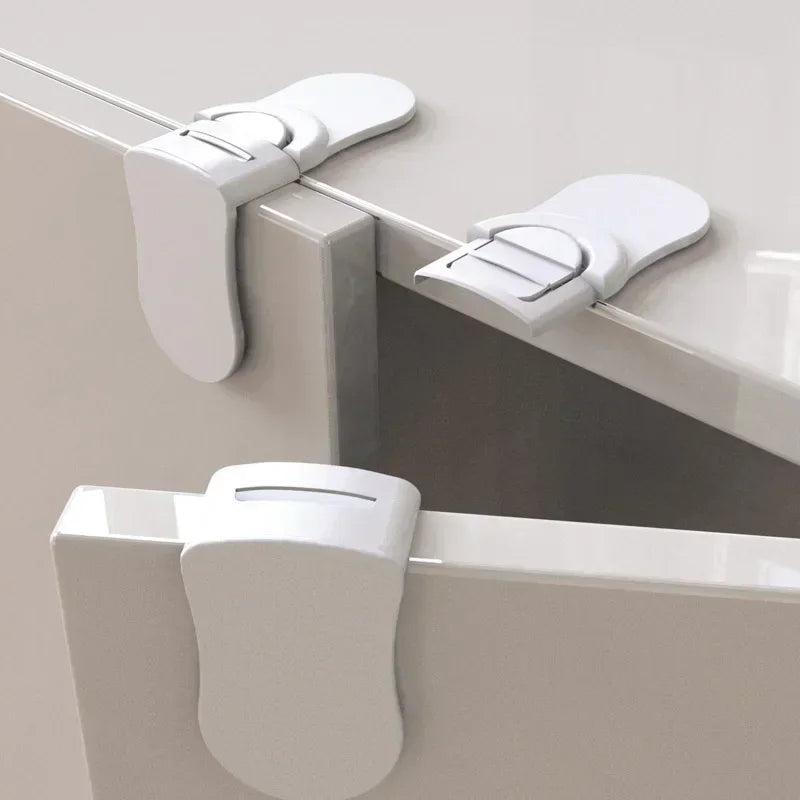 Baby Safety Drawer Lock Anti-Pinch Cabinet Protection Buckle