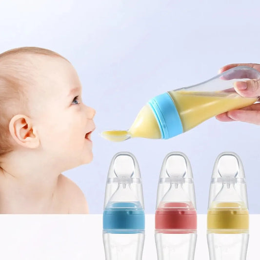 90ML Baby Fruit Feeder Pacifier Self-Feeding Teething Food Dispensing Spoon