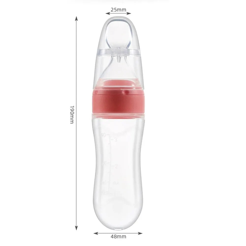 90ML Baby Fruit Feeder Pacifier Self-Feeding Teething Food Dispensing Spoon