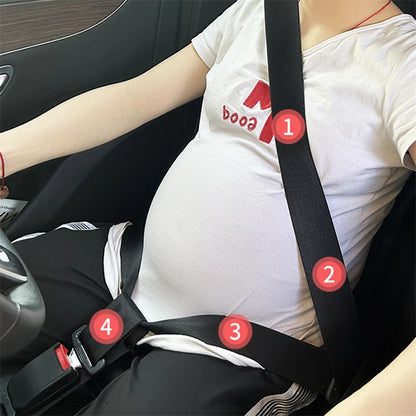 Maternity Car Seat Safety Belt Adjuster Protector for Pregnant Women