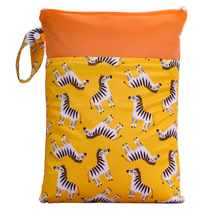 Babyshow Wet Dry Mommy Diaper Bag 35x25cm with Two Zippers
