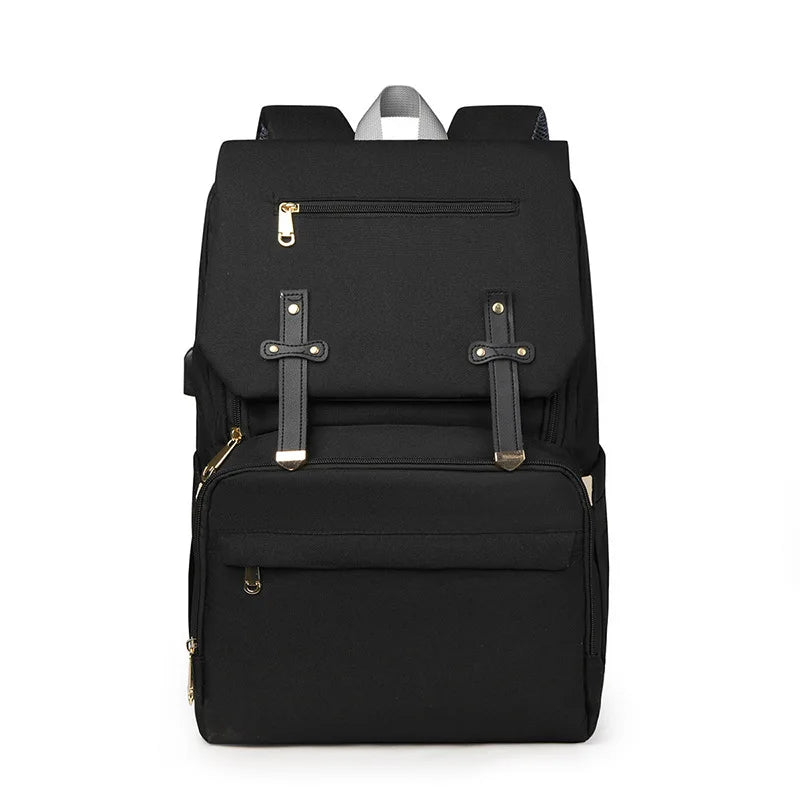 Mommy Bag USB Charging Large Capacity Diaper Bag