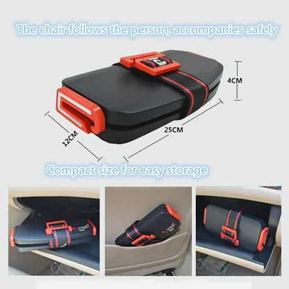 Mifold Portable Baby Car Seat Safety Booster Foldable Harness