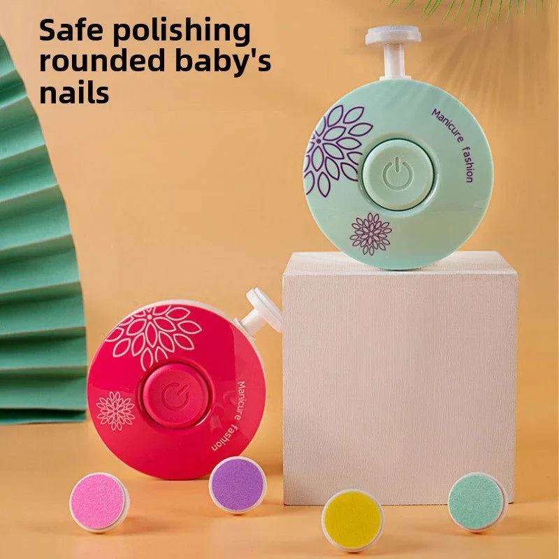Baby Electric Nail Polisher & Clipper Kit Newborn and Kids