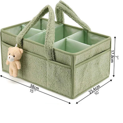 Waterproof Polyester Multi-Functional Foldable Mommy Diaper Bag