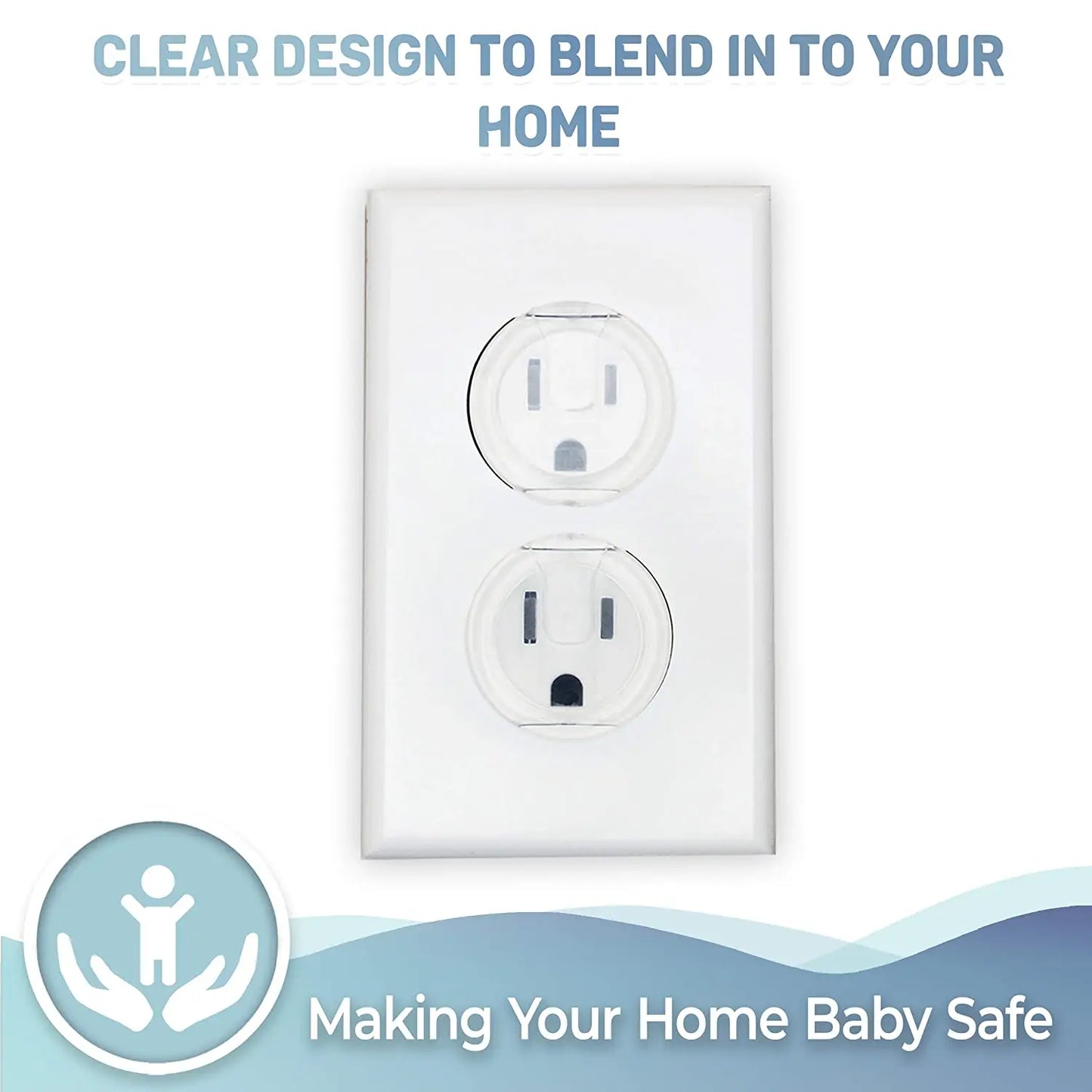 10pcs Baby Safety Outlet Covers Child Electric Plug Protectors