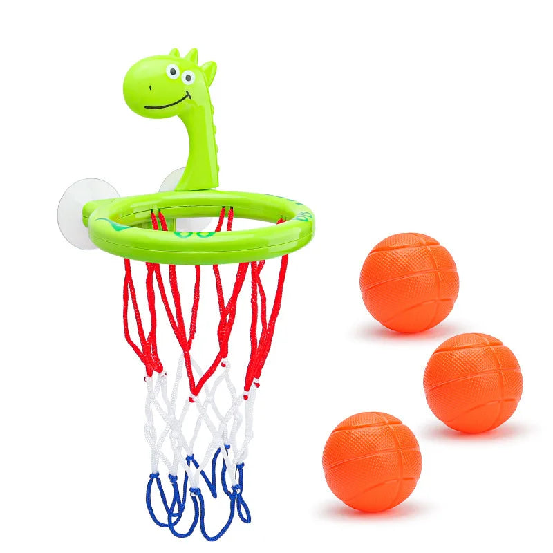 Baby Bath Toy Set Suction Cup Basketball Hoop with 3 Balls
