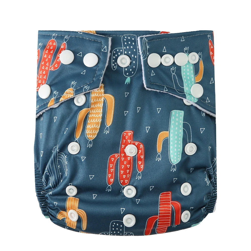Adjustable Baby Cloth Diapers Washable Reusable 3-15kg