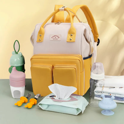 High-Quality Mommy Diaper Bag Backpack Stylish Durable Travel Bag