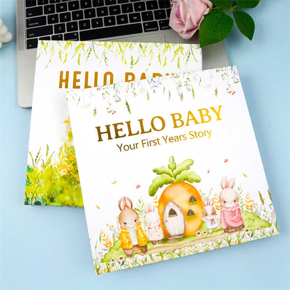 Baby Memory Book Keepsake First 5 Years Milestone Photo Album 100 Pages