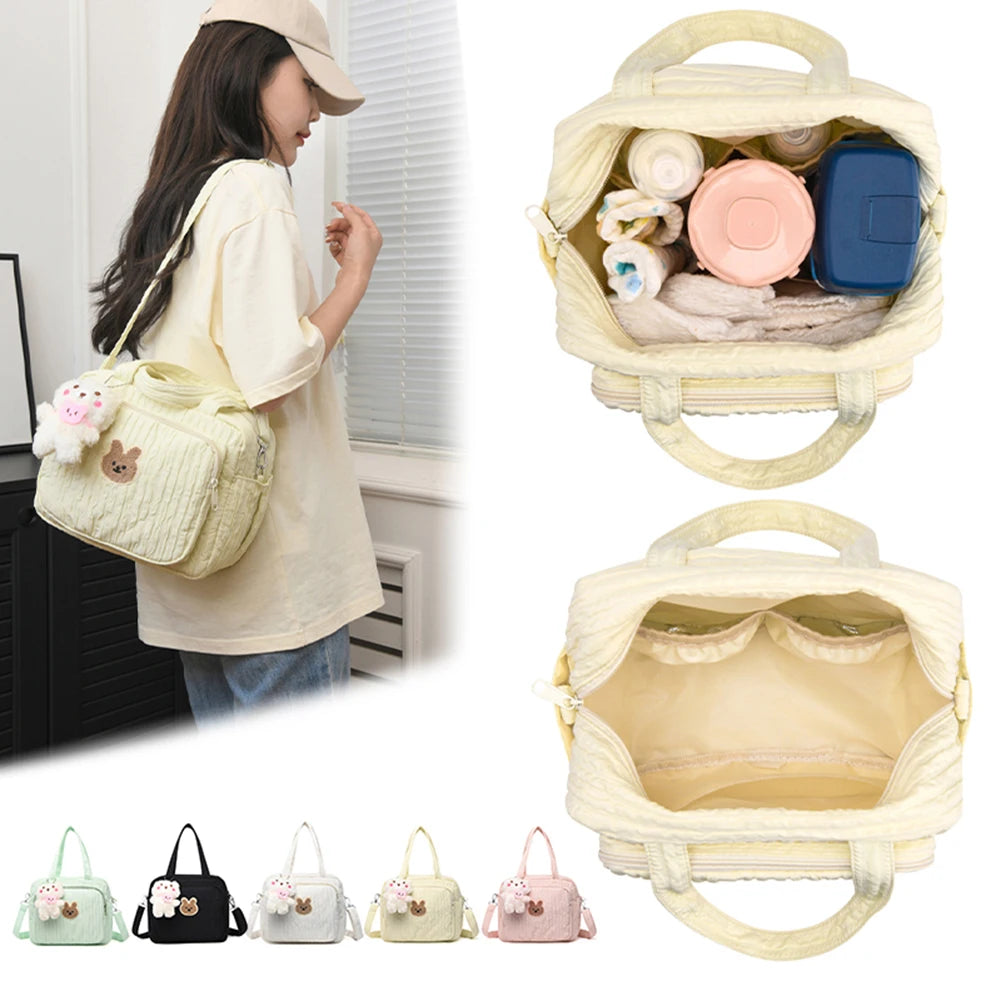 Cute Cartoon Diaper Bag Large Capacity Mommy Stroller Organizer
