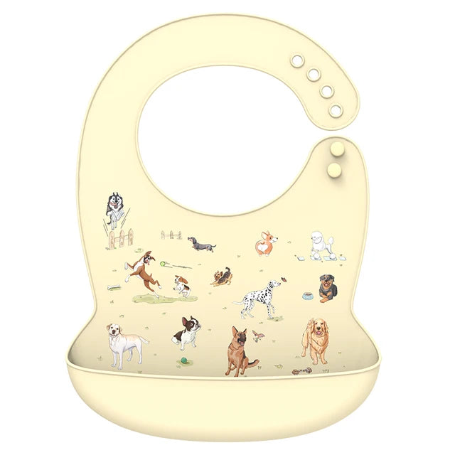 Silicone Baby Bib Waterproof Adjustable Feeding Apron