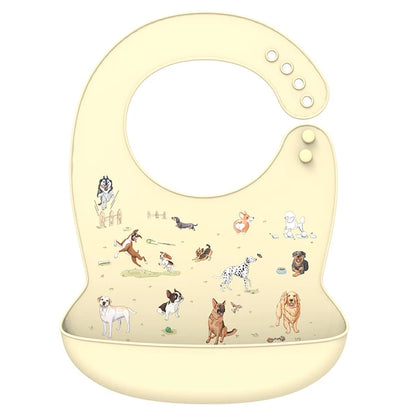 Silicone Baby Bib Waterproof Adjustable Feeding Apron