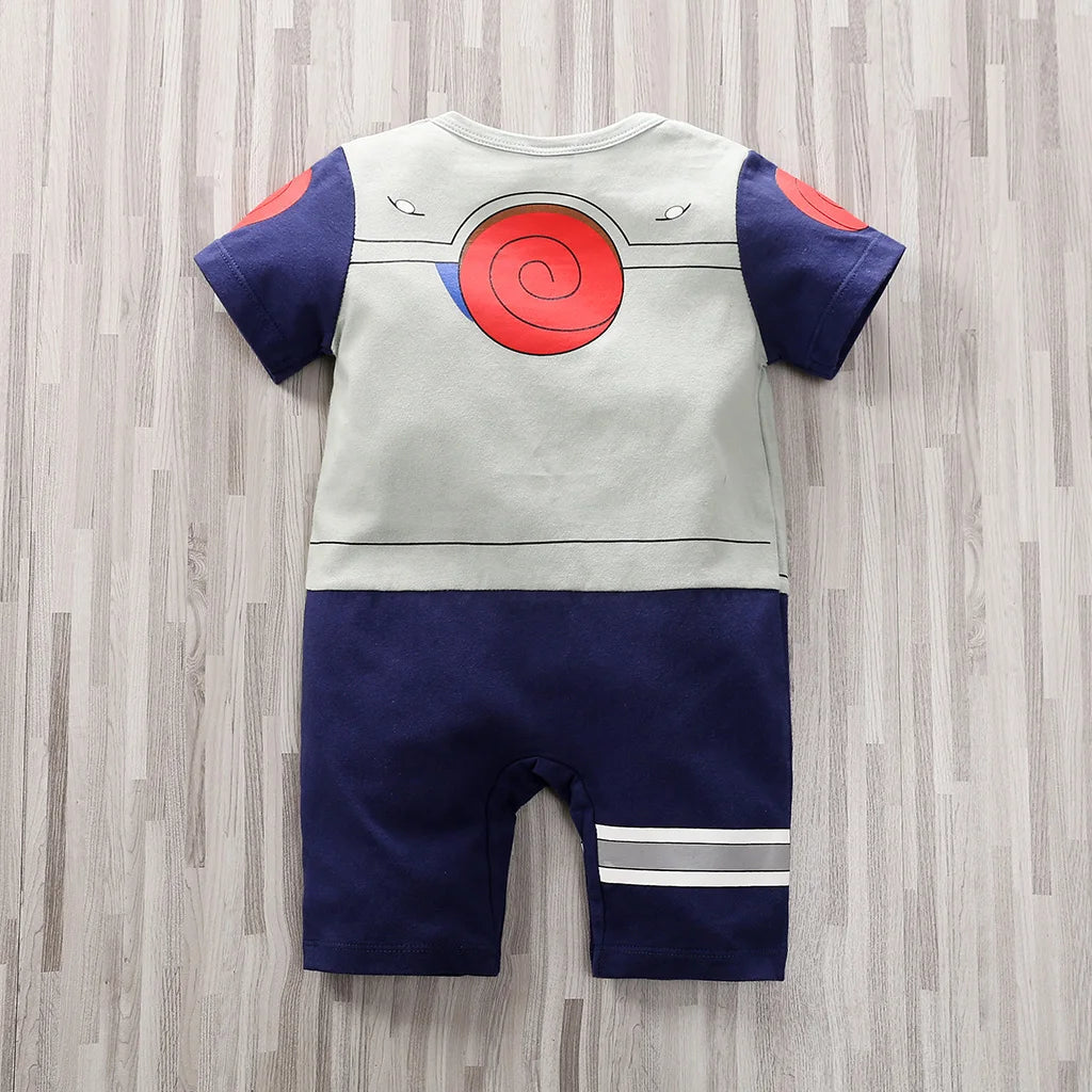 Newborn Anime Cotton Jumpsuit Soft Summer Short Sleeve Baby Romper 0-18 Months