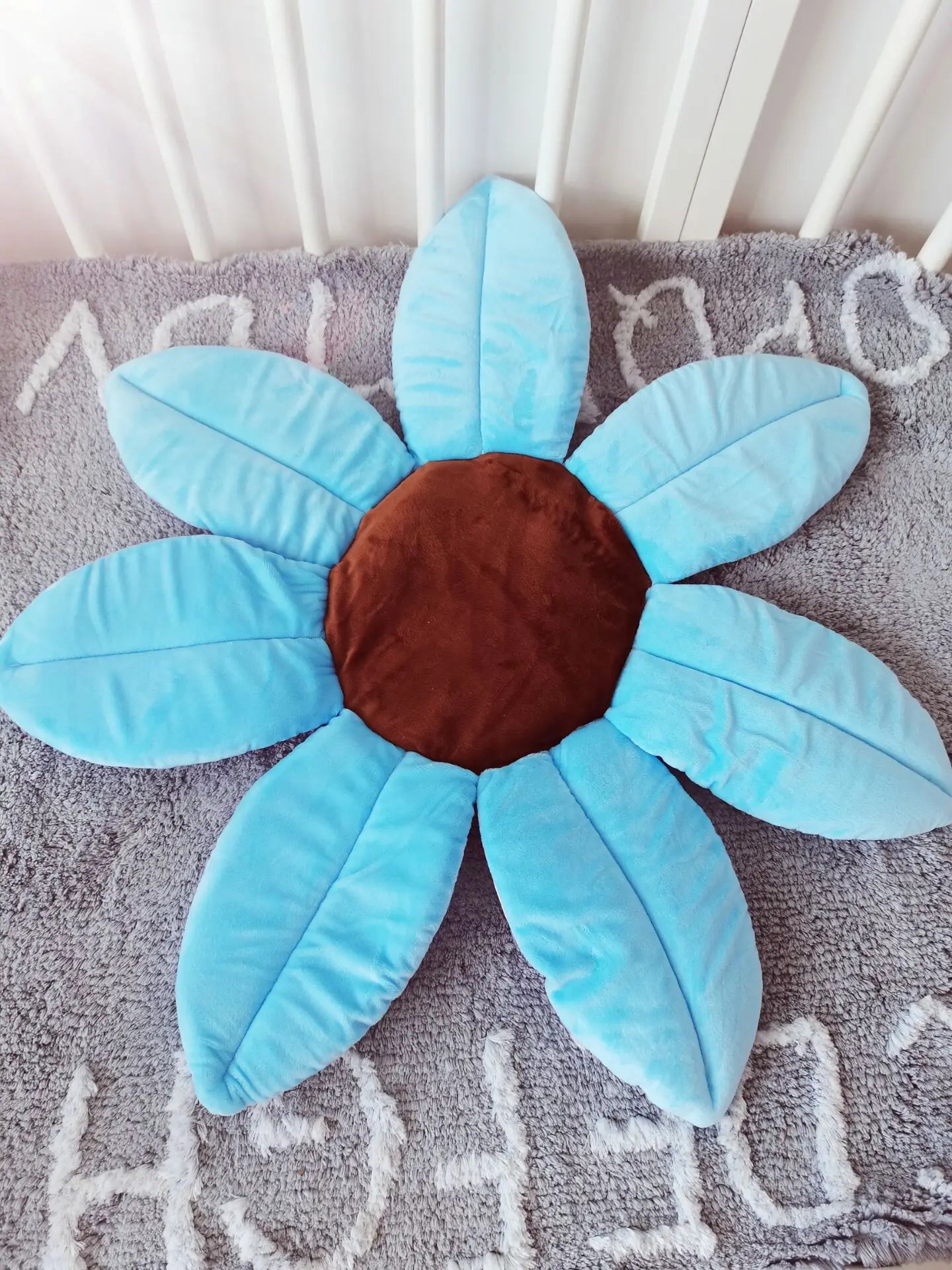 Baby Bath Pad Soft Flower Petals for Infant Sink and Bathtub